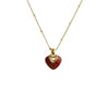 Wholesale Light Luxury Style Titanium Steel And Copper Heart Water Drop Bell Pattern Electroplated Earrings And Necklaces Set For Women