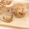 Wholesale Light Luxury Titanium Steel Earrings With Crescent And Starfish Star Shape Electroplated