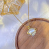 Wholesale Light Luxury Titanium Steel Star Pattern Opal Pendant Necklace For Women