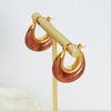 Wholesale Light Luxury Ushaped Titanium Steel Electroplated Women's Earrings