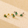 Wholesale Light Luxury Women's Earrings S925 Silver Geometric Diamond Screw Ear Nail