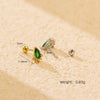 Wholesale Light Luxury Women's Earrings S925 Silver Geometric Diamond Screw Ear Nail