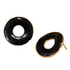 Wholesale Light Luxury Women's Geometric Dripping Oil Stainless Steel Earrings