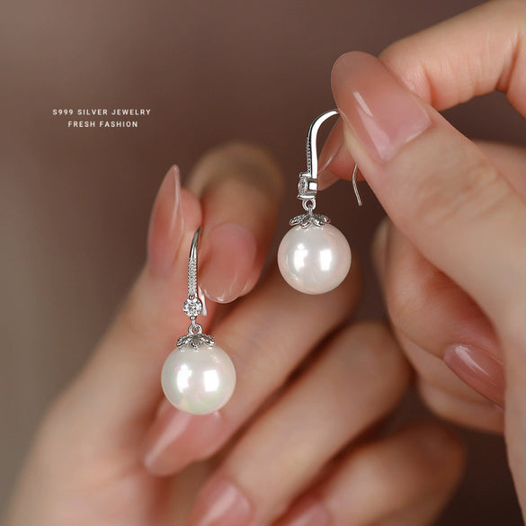 Wholesale Light Luxury Women's Geometric Sterling Silver Earrings