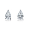 Wholesale Light Luxury Women's S925 Sterling Silver Earrings With Geometric Shape And Highgrade Zircon Inlay