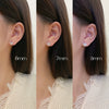 Wholesale Light Luxury Women's S925 Sterling Silver Earrings With Geometric Shape And Highgrade Zircon Inlay
