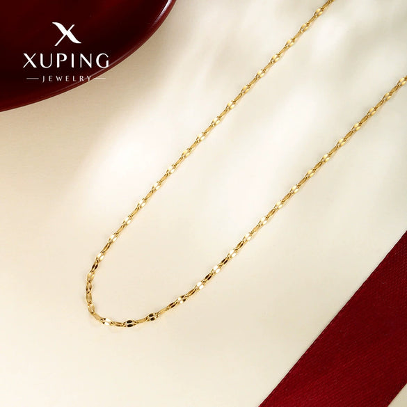 Wholesale Lip Chain Necklace For Women Fashion Alloy 24K Goldplated