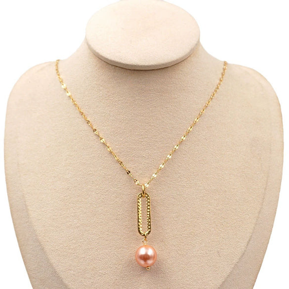 Wholesale Lip Chain Necklace Titanium Steel Ushaped Handmade Light Luxury Style For Women