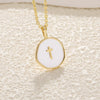 Wholesale Little Fresh Style Copper Heart And Star Pendant Necklace With Dripping Oil Design And Goldplated Spring For Women