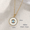 Wholesale Little Fresh Style Copper Heart And Star Pendant Necklace With Dripping Oil Design And Goldplated Spring For Women