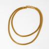 Wholesale Long Exaggerated Round Mesh Chain Double Layer Stacked Stainless Steel Necklace With Geometric Design And Electroplating For Women