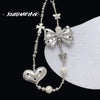 Wholesale Loose Beads Acrylic Plastic Resin Y2k Heart Star Bow Electroplated Beading Material For Diy Bracelet Necklace