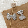 Wholesale Loose Beads Acrylic Plastic Resin Y2k Heart Star Bow Electroplated Beading Material For Diy Bracelet Necklace