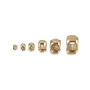 Wholesale Loose Beads Copper Beaded Square Polishing