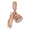 Wholesale Loose Beads For Bracelet Metal Feather One Horned Pig Totem Style With Electroplating