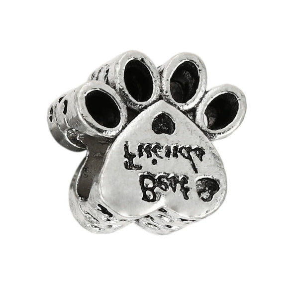 Wholesale Loose Beads For Bracelet Metal Feather One Horned Pig Totem Style With Electroplating
