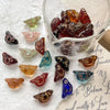 Wholesale Loose Beads Jewelry Accessories Glass Glazed Bird Pattern Retro Diy Handmade Bracelet Necklace
