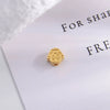 Wholesale Loose Beads Jewelry Accessories 925 Sterling Silver Gourd Ingot Petals Electroplated