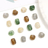 Wholesale Loose Beads Plastic And Resin Imitation Amber Stone Irregular Round Shape Simple Style Diy Handmade Beaded Necklace And Bracelet Material Accessories