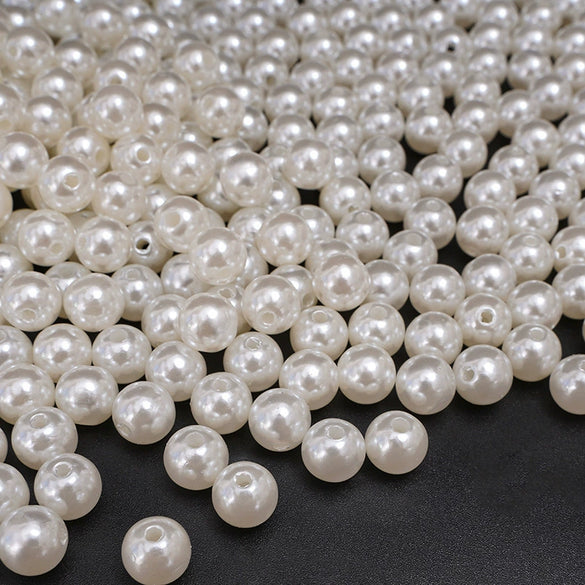 Wholesale Loose Beads Plastic Resin Round Beaded Jewelry Accessories For Diy Handmade Bracelet Necklace