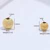 Wholesale Loose Beads Silver S925 Sterling Glitter Sand Frosted Baby's Breath Electroplated Round Beads Accessories
