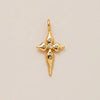 Wholesale Loose Chain Cross Sun Moon Pendant Necklace Copper Stainless Steel Geometric Electroplated