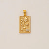 Wholesale Loose Chain Cross Sun Moon Pendant Necklace Copper Stainless Steel Geometric Electroplated