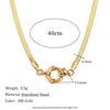 Wholesale Loose Chain Cross Sun Moon Pendant Necklace Copper Stainless Steel Geometric Electroplated
