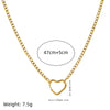 Wholesale Loose Chain Cross Sun Moon Pendant Necklace Copper Stainless Steel Geometric Electroplated