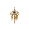 Wholesale Loose Chain Cross Sun Moon Pendant Necklace Copper Stainless Steel Geometric Electroplated