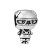 Wholesale Loose Metal Heartshaped Vintage Silver Beads With Totem Pattern For Diy Pendant Electroplating Treatment Suitable For Boys And Girls