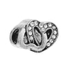 Wholesale Loose Metal Heartshaped Vintage Silver Beads With Totem Pattern For Diy Pendant Electroplating Treatment Suitable For Boys And Girls