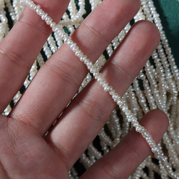 Wholesale Loose Natural Freshwater Pearl Jewelry Accessories Mini Irregular Beads For Diy Clavicle Chain Ring