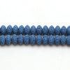 Wholesale Loose Volcanic Stone Abacus Beads For Jewelry Accessories Cutting Process