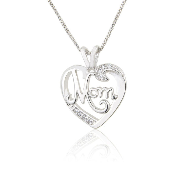 Wholesale Love Heart Vintage Copper Hollow Pendant Necklace