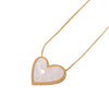 Wholesale Love Stainless Steel Electroplated Heartshaped Necklace For Couples Light Luxury Jewelry