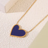 Wholesale Love Stainless Steel Electroplated Heartshaped Necklace For Couples Light Luxury Jewelry