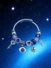 Wholesale Lovely Animal Style Stainless Steel Electroplated Beaded Bracelet With Multielement Oil Drop Rhinestone Jewelry Accessories