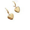 Wholesale Lovely Simple All Match Temperament Heart Shaped Titanium Steel Needle Metal Earrings