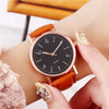 Wholesale Luminous Casual Digital Belt Quartz Watch For Men And Women Metal Case Stainless Steel Buckle Round Dial Ordinary Glass Mirror