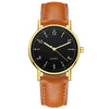 Wholesale Luminous Casual Digital Belt Quartz Watch For Men And Women Metal Case Stainless Steel Buckle Round Dial Ordinary Glass Mirror