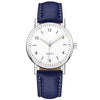Wholesale Luminous Casual Digital Belt Quartz Watch For Men And Women Metal Case Stainless Steel Buckle Round Dial Ordinary Glass Mirror