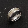 Wholesale Luminous Ring Stainless Steel With Letters Numbers Text Dripping Oil Style Unisex