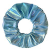 Wholesale Luminous Thick Pu Fabric Knitted Hair Scrunchies Hair Accessories