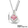 Wholesale Luxury Fashion Fiveleaf Flower Stainless Steel And Copper Necklace With Electroplating For Women