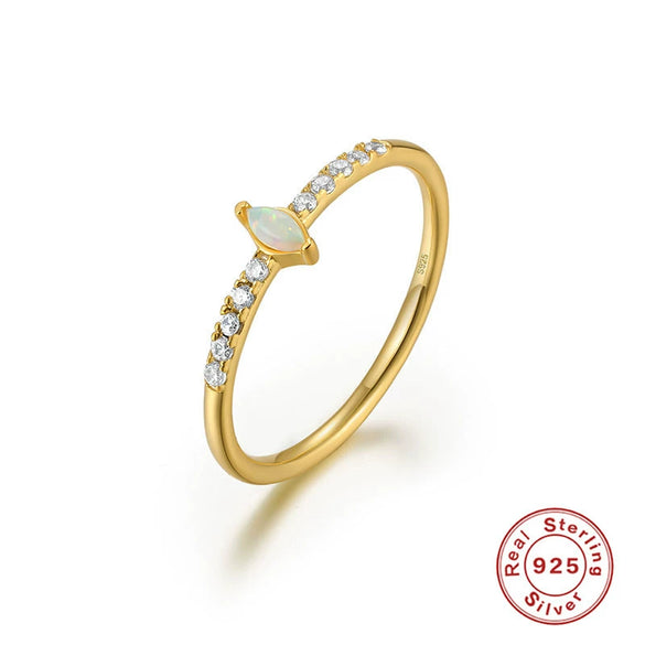 Wholesale Luxury High End Vintage S925 Sterling Silver Women's Ring With Geometric Shape And Gold Inlaid
