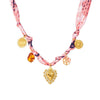 Wholesale Luxury Retro Diy Jewelry Set With Goldplated Stainless Steel Heart Water Drop Bell Pendant For Women