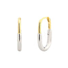 Wholesale Luxury S925 Silver Electroplated Ushaped Hoop Earrings