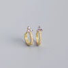 Wholesale Luxury S925 Sterling Silver Geometric Flower Electroplated Ear Buckle Earrings For Women
