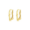 Wholesale Luxury Women's 925 Sterling Silver Geometric Retro Earrings With Electroplating